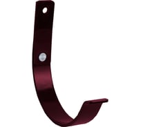 Держатель желоба NIKA круглый, короткий, RAL 3005 (вишневый) В0000019173