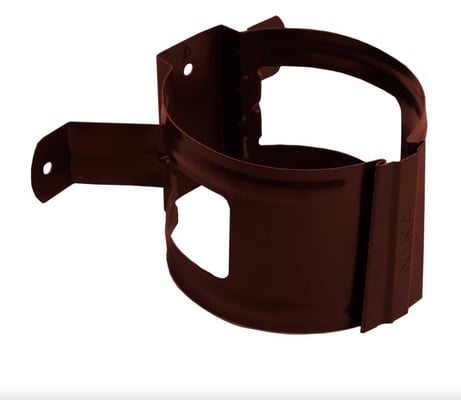 Круглый держатель трубы NIKA RAL 8017 шоколадный, дерево В0000019287