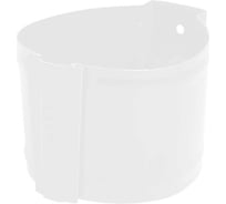 Круглый держатель трубы NIKA RAL 9003 белый, кирпич В0000019246