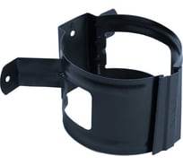 Круглый держатель трубы NIKA RAL 7024 серый, дерево В0000020428