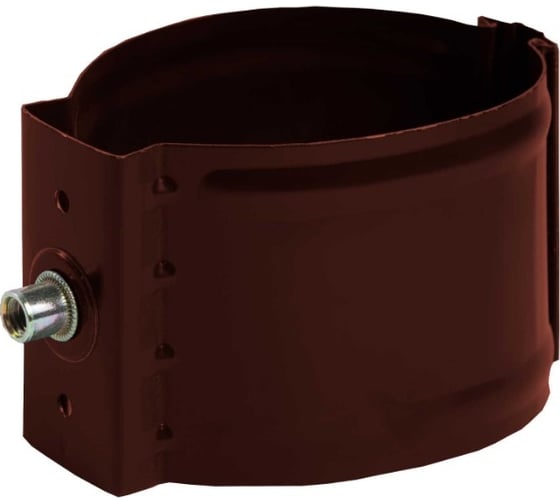 Круглый держатель трубы NIKA RAL 8017 шоколадный, кирпич В0000019232