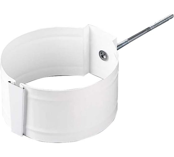 Держатель трубы NIKA круглый D150 RAL9003 В0000034460 1