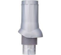 Вентиляционный выход Gervent d125/160, серебряный ВВ/сереб