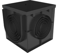 Дождеприемник Gidrolica 400x400 мм, в сборе, с глухой крышкой 2399