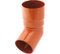 Колено BRYZA 63 мм, кирпичное 60-146