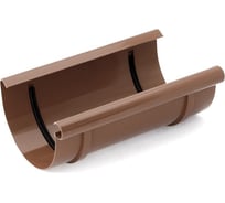 Муфта желоба BRYZA 100 мм, коричневая 61-032
