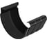 Муфта желоба BRYZA STAL 125 мм, черная 64-039 1