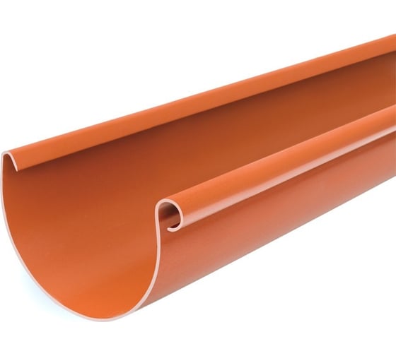 Желоб BRYZA 125 мм, 3 м кирпичный 62-016 1