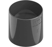 Соединитель трубы BRYZA INES 80 мм, графит 67-136 31399659