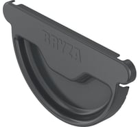 Заглушка желоба BRYZA универсальная 125 мм STAL графит 64-084