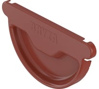 Заглушка желоба BRYZA универсальная 125 мм STAL кирпичная 64-086