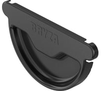 Заглушка желоба BRYZA универсальная 125 мм STAL черная 64-089