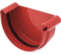 Заглушка желоба BRYZA правая 100 мм краcная 61-083