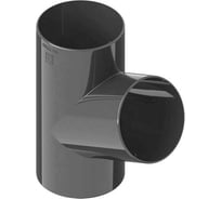 Тройник BRYZA INES 80мм графит 67-176