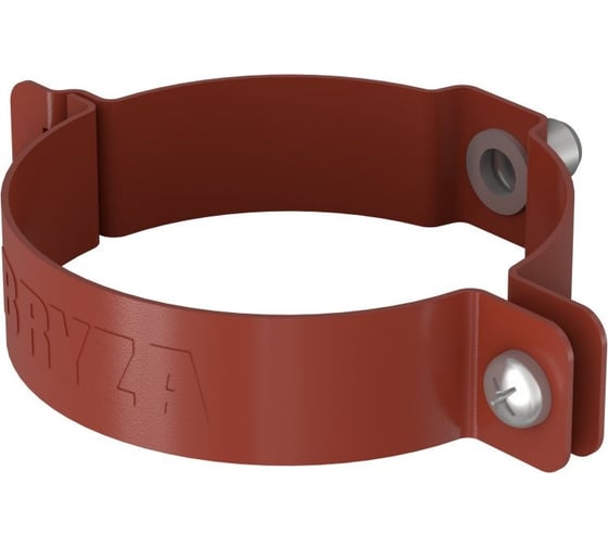 Хомут трубы BRYZA 90мм STAL кирпичный 64-156