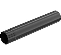 Водосточная труба BRYZA STAL 90 мм/3 м, черная 64-129