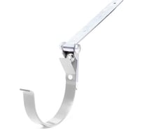 Держатель желоба BRYZA регулируемый, 150 мм, белый 70-143