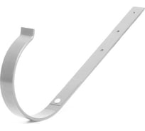 Держатель желоба BRYZA прямой, 75 мм, белый 70-121