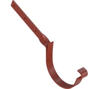 Держатель желоба BRYZA STAL изогнутый, 150 мм, кирпичный 64-496