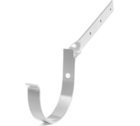 Держатель желоба BRYZA изогнутый, 150 мм, белый 70-142