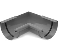 Внешний угловой элемент BRYZA 150мм, произвольный, графит 63-264