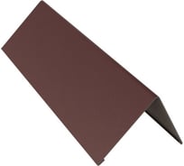 Конёк металлический Дигрус 2000x160, коричневый КМ-2160-К/Д