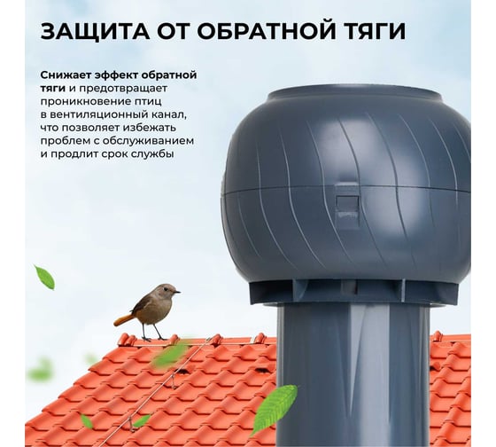 Комплект кровельный вентиляции для кровли из металлочерепицы Gervent Static Monterrey, графит КМДС/граф