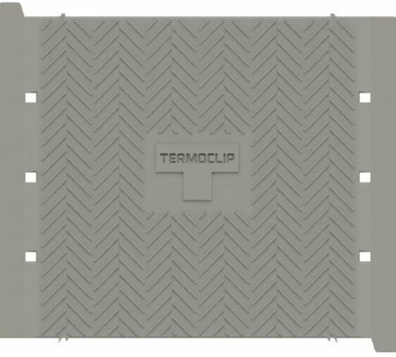 Дорожка серая ( 0,6 х 0,6 м ; ПВХ) Walkway Puzzle Termoclip 206001