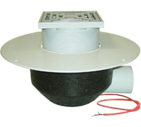Кровельная воронка HL с электрообогревом, для ПВХ-мембран, гориз.выпуск DN75 64.1BP/7