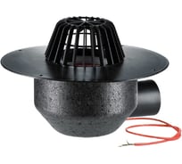 Кровельная воронка HL с электрообогревом, для ПП,-мембран, гор. выпуск DN75 64.1F/7