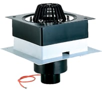 Кровельная воронка HL с монтажным коробом, с электрообогревом, DN110 HL 63.1/1