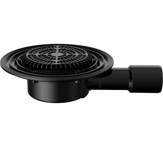 Воронка Fachmann VB 090.0 Y с плоским листвоуловителем для эксплуатируемых кровель 01.261