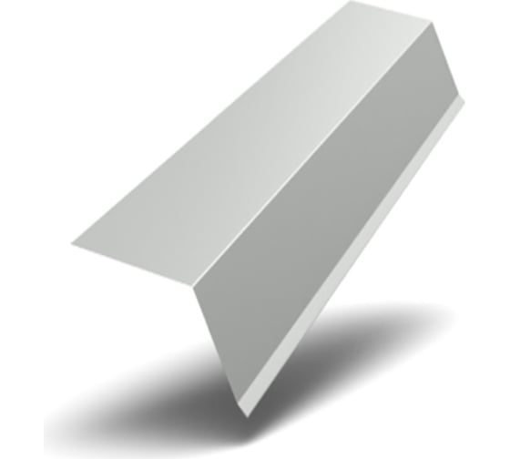 Планка карнизная металлическая Дигрус 2000x90, белый ПКМ-2905-Б/Д