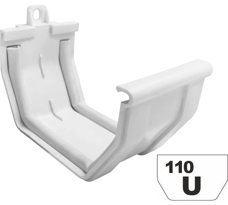 Соединение желоба VN U110/67, белый UCWCN