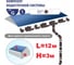 Комплект водосточной системы VN ПВХ белый G130 K1.5 L12H3W-VN 2