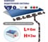 Комплект водосточной системы VN ПВХ белый GМ130 K1,5-L6H3W-VN 2
