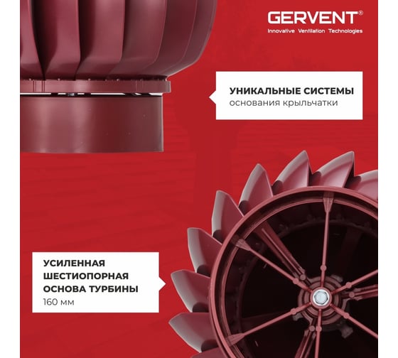 Нанодефлектор Gervent 160 мм, малиновый НАНДЕФ/мал