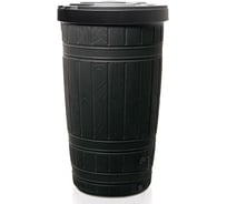 Комплект водосборник Prosperplast Woodcan 265 л черный IDW0265-S411