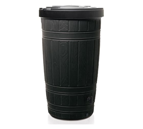 Комплект водосборник Prosperplast Woodcan 265 л черный IDW0265-S411