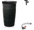 Комплект водосборник Prosperplast Woodcan 265 л черный IDW0265-S411 2