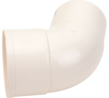 Отвод соединения VN 67 водосточной трубы 80 мм, белый 12678