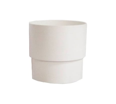 Муфта водосточной трубы VN 80 мм, белый 11165