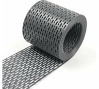 Вентиляционная карнизная лента РуфИзол 100х5000 мм, цвет серый АЭК202_ВИ