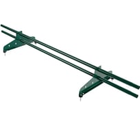 Снегозадержатель трубчатый Borge NewLine 1,5 м, D-25 мм, 2 опоры, зеленый мох (RAL 6005) 06.011.15.04.01.100.6005