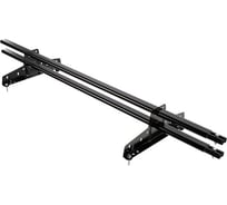 Снегозадержатель трубчатый Borge NewLine 1,5 м, 20x40 мм, 2 опоры, чёрный (RAL 9005) 06.014.15.04.01.100.9005