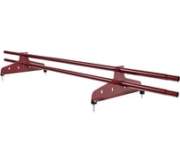Снегозадержатель трубчатый Русский Рубеж D-25 мм, 1,5 м, 2 опоры, красное вино (RAL 3005) 02.011.15.04.01.100.3005