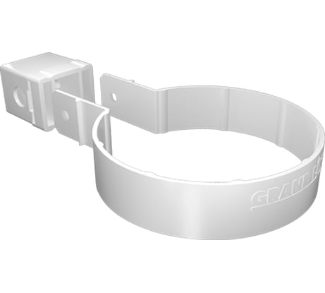 Хомут трубы Grand Line GrandLine Kliker ПВХ GL Premium белый и.уп. 249084