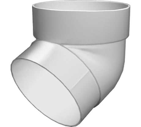 Колено трубы Grand Line GrandLine 67 град. ПВХ GL белое 223413