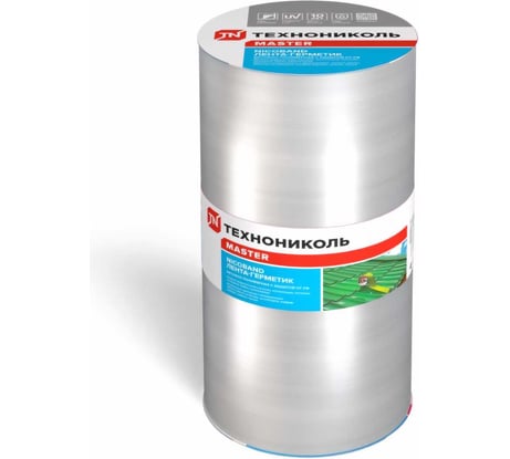 Лента гидроизоляционная Nicoband ГП (10 м х 30 см; серебристый) Технониколь ЦБ770897