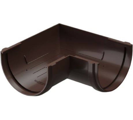 Угловой элемент Docke STANDARD 120 мм х 90 градусов, универсальный, темно-коричневый PVTJ-1023